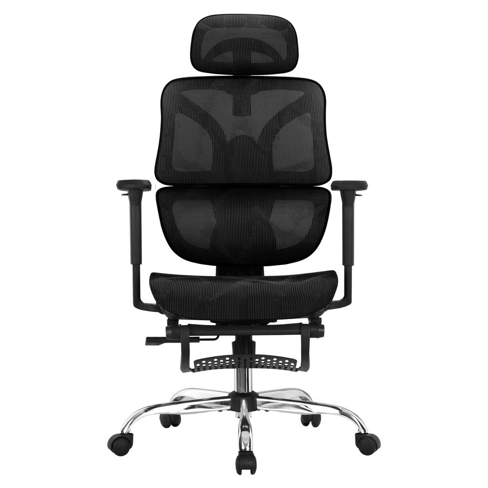 Premium Office Chair Mesh High Back - Black