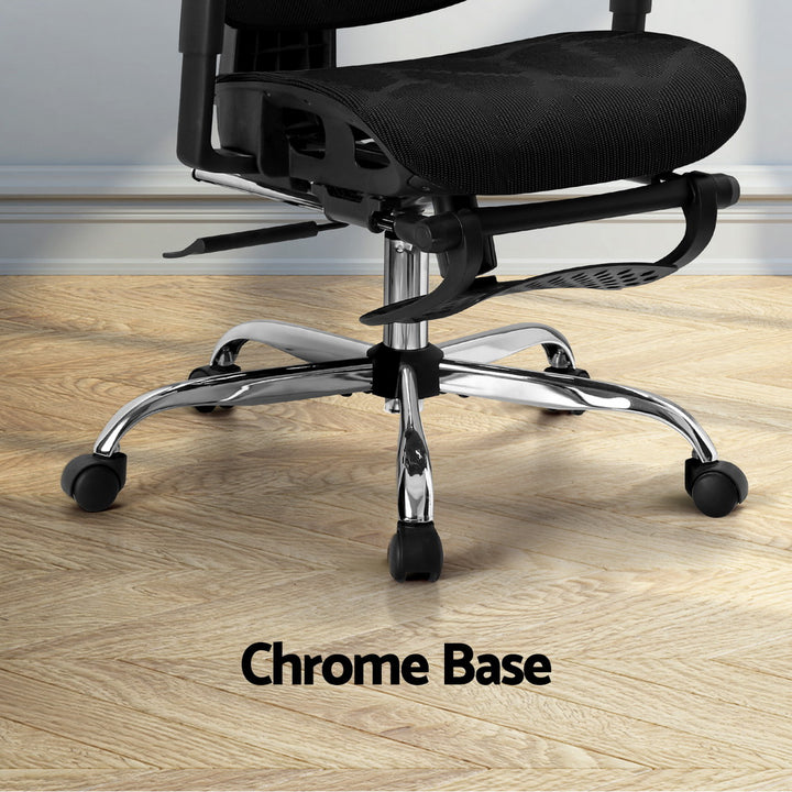 Premium Office Chair Mesh High Back - Black