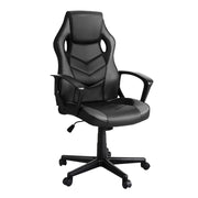 Racer PU Leather & Mesh Office Chair - Grey - Homecoze