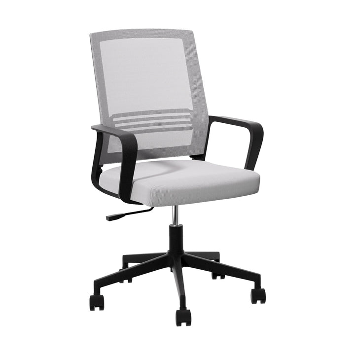 Classic Mid-Back Mesh Study Office Chair - Grey - Homecoze