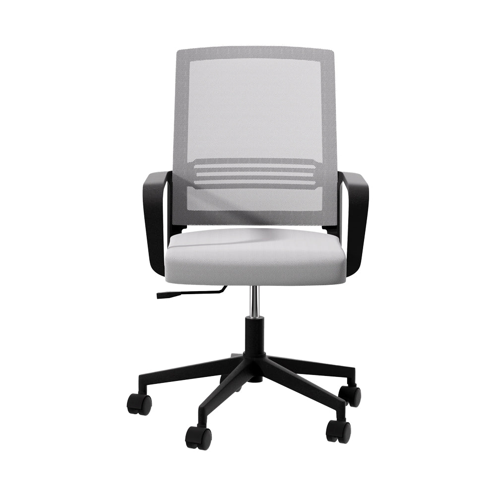 Classic Mid-Back Mesh Study Office Chair - Grey - Homecoze