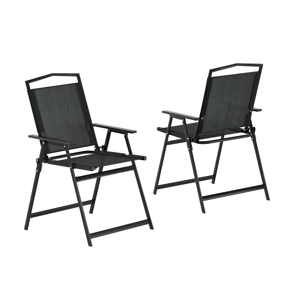 Outdoor Folding Camping Chairs Portable Picnic Patio Furniture - Homecoze