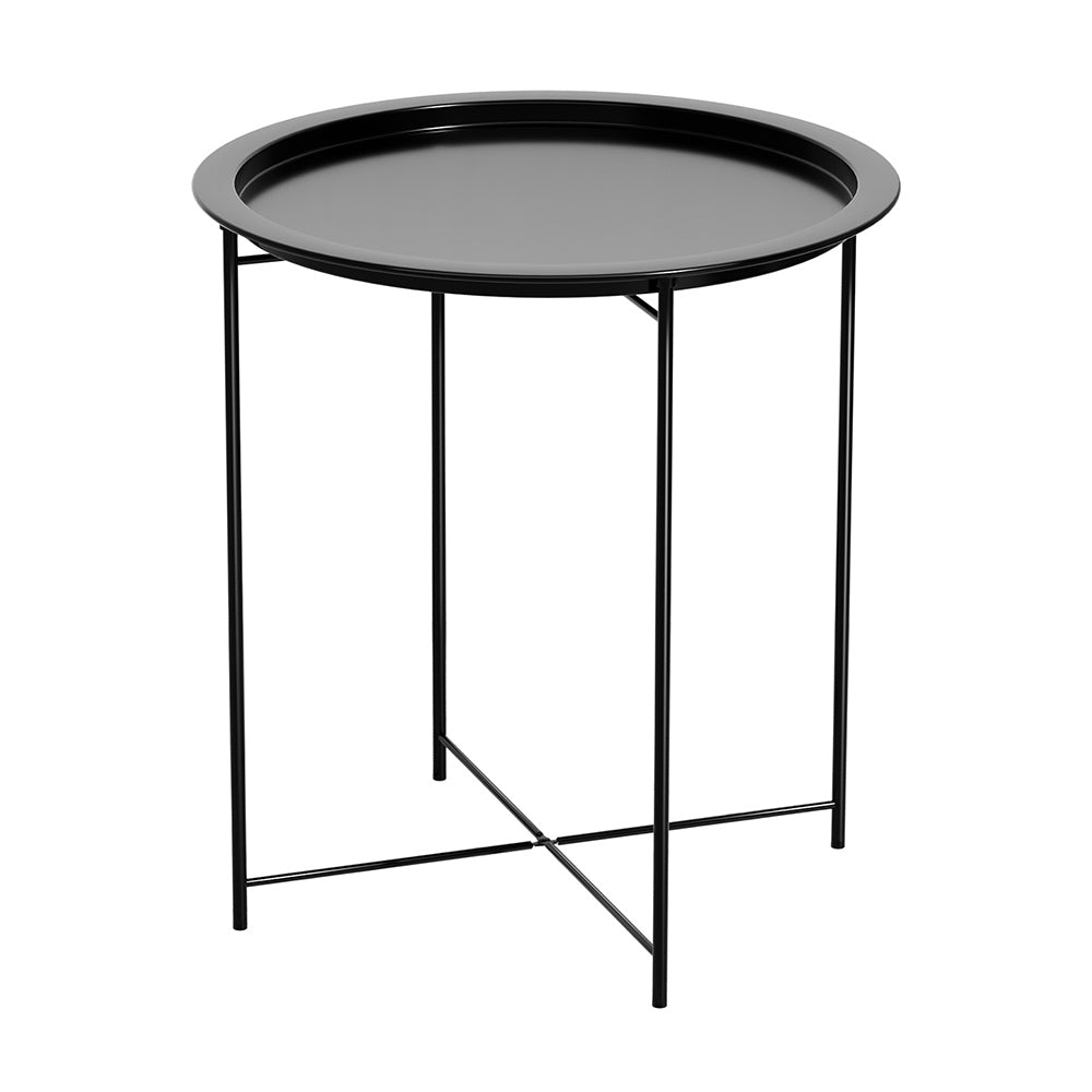 Outdoor Side Table - Black - Homecoze