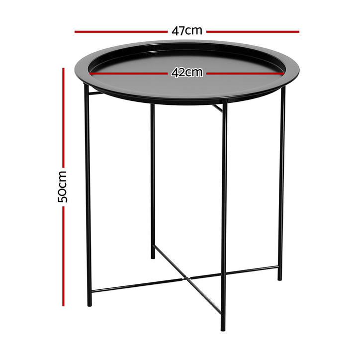 Outdoor Side Table - Black