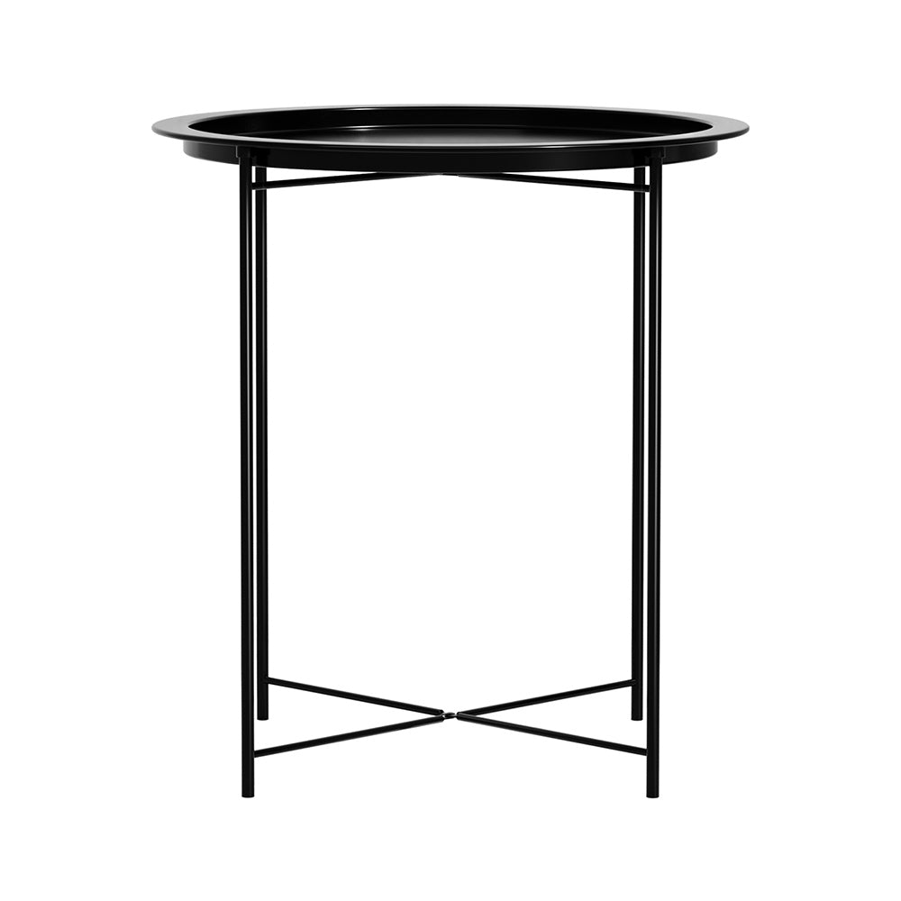Outdoor Side Table - Black - Homecoze