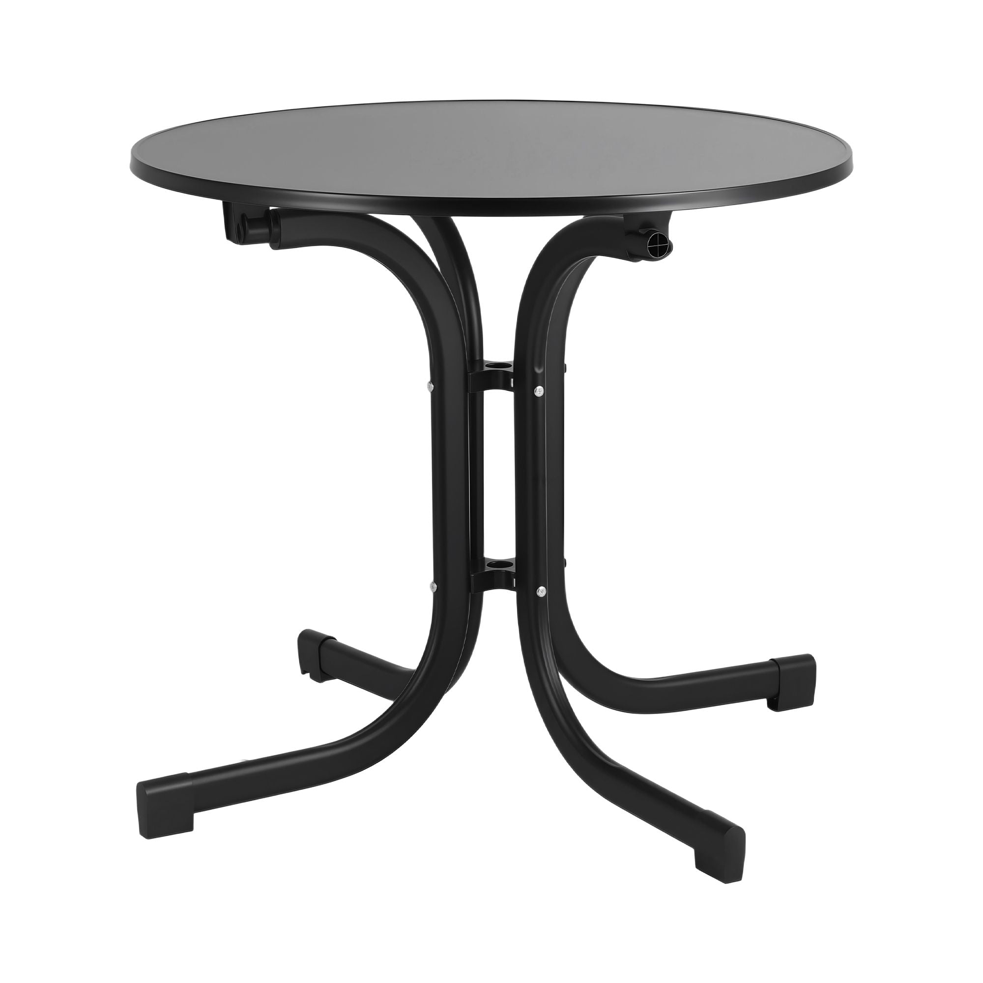 80cm Folding Outdoor Bistro Table – Black