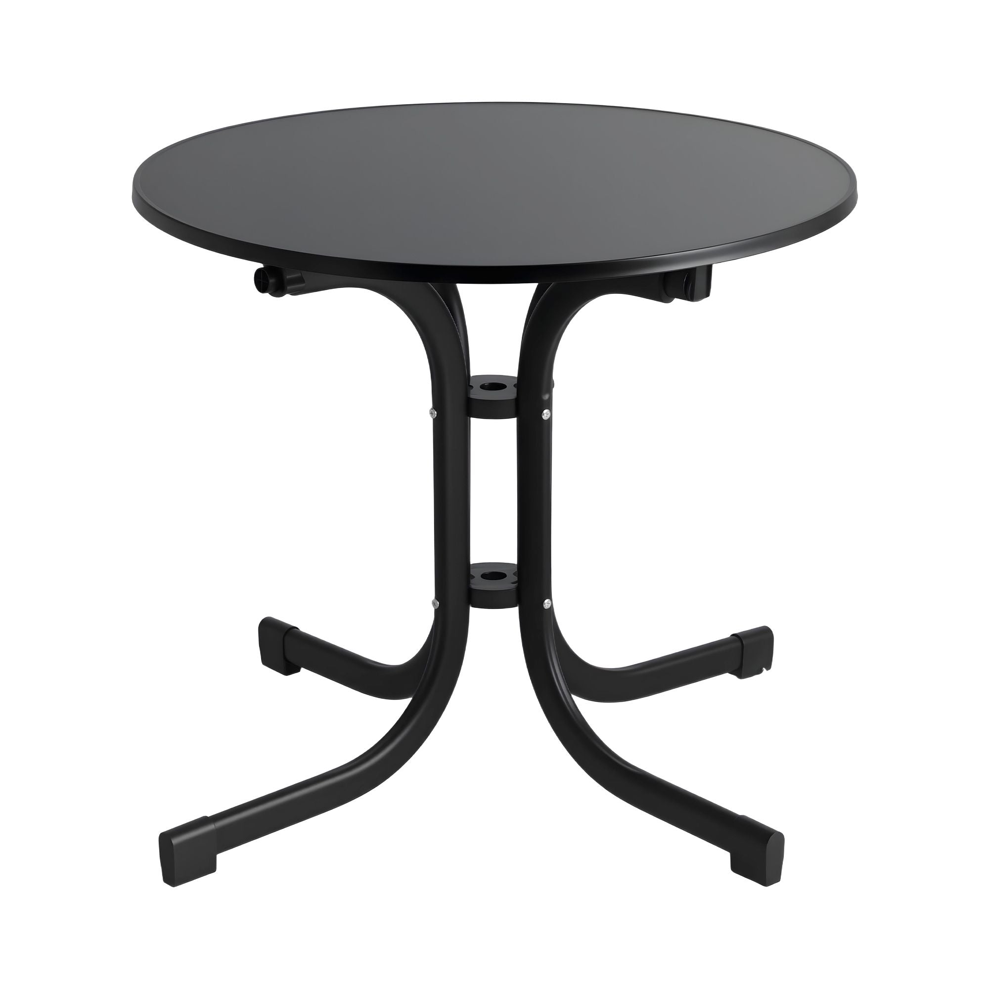 80cm Folding Outdoor Bistro Table – Black