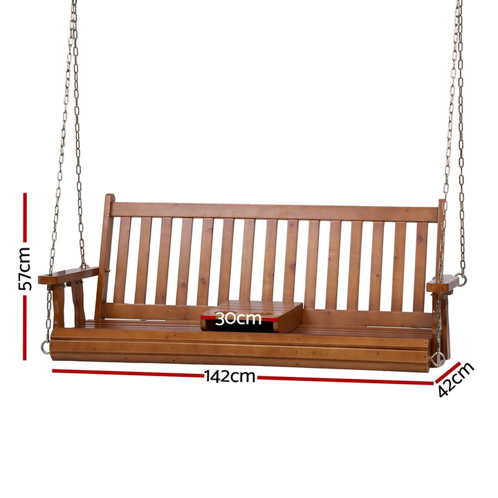 Nora (2 Seater) Garden Bench Swing - Teak - Homecoze