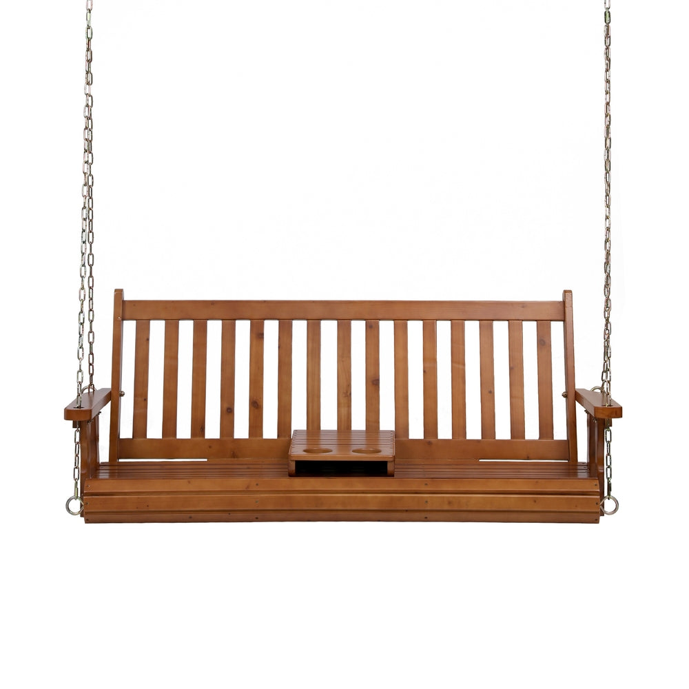 Nora (2 Seater) Garden Bench Swing - Teak - Homecoze