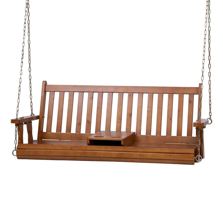 Nora (2 Seater) Garden Bench Swing - Teak - Homecoze