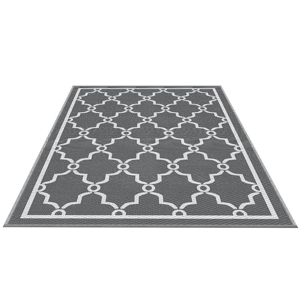 Slate Reversible Outdoor Rug (152 x 244cm) - Homecoze