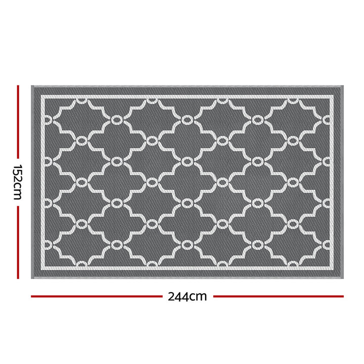Slate Reversible Outdoor Rug (152 x 244cm)