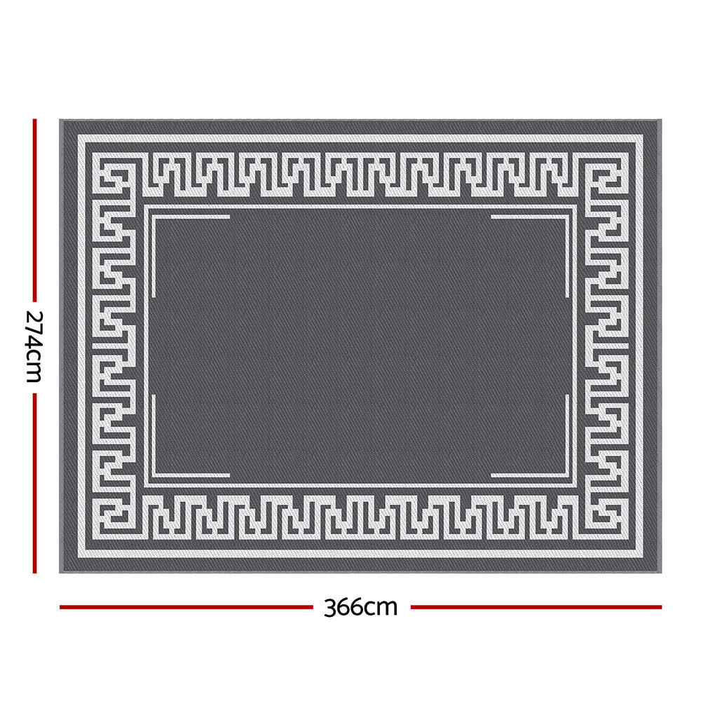Yamba XL Reversible Outdoor Rug (274 x 366cm) - Homecoze