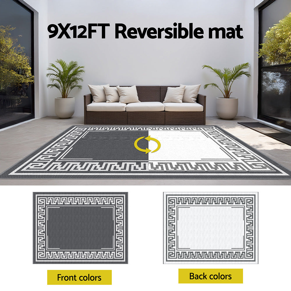 Yamba XL Reversible Outdoor Rug (274 x 366cm) - Homecoze