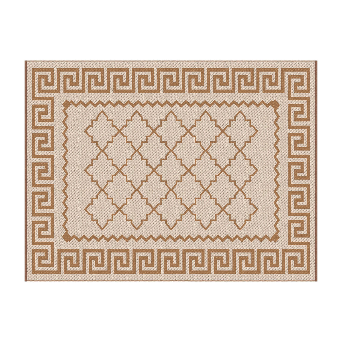 Roma XL Reversible Outdoor Rug (274 x 366cm) - Khaki