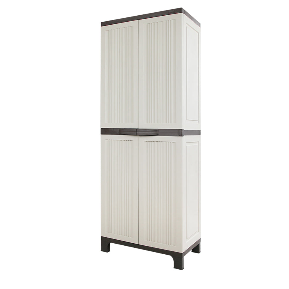 Outdoor Storage Cabinet Lockable Garage Shed Cupboard 173cm - Homecoze