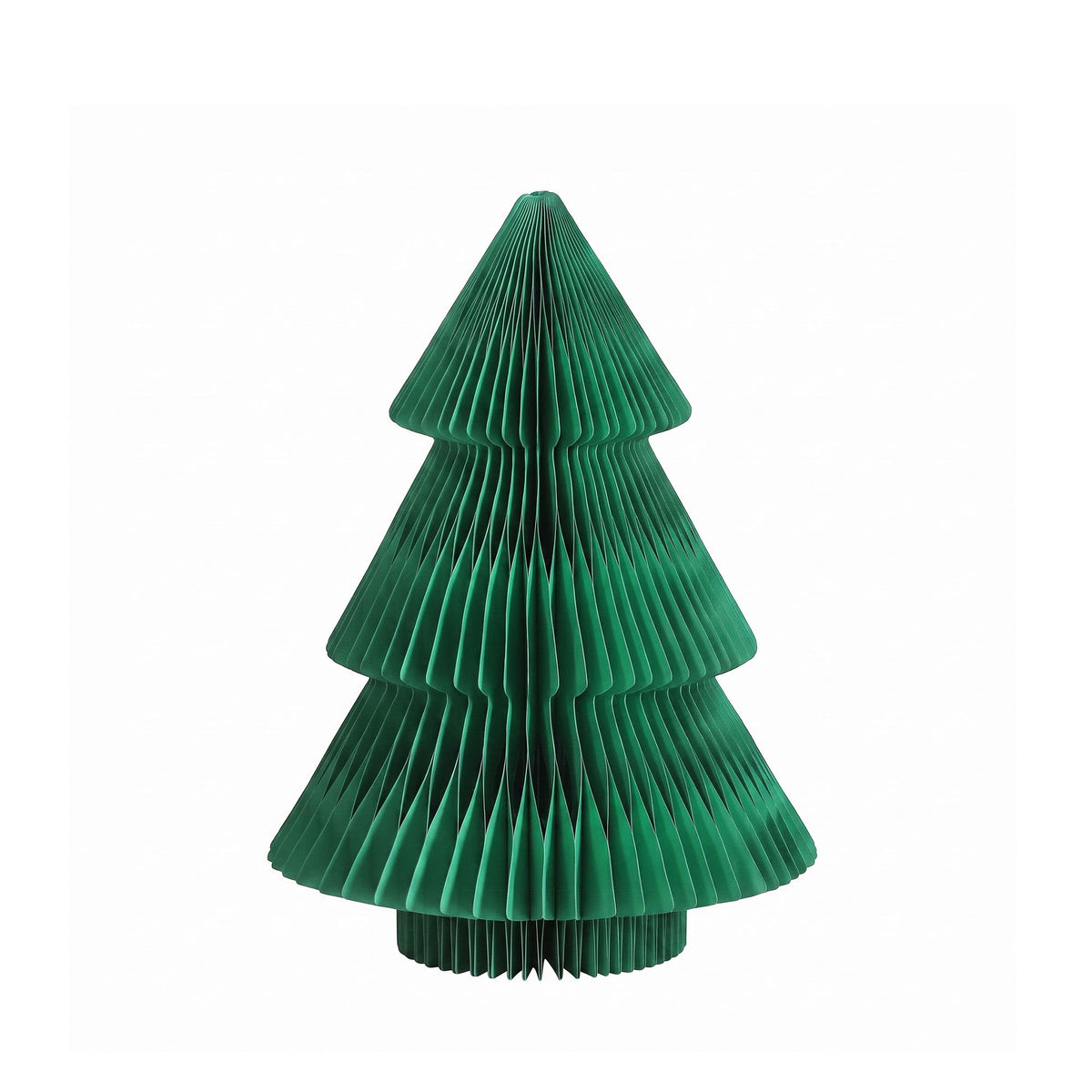 Jingle Jollys Paper Christmas Tree 47CM w/ Star Topper Xmas Decor Tabletop Green DIY Ornament Set - Homecoze