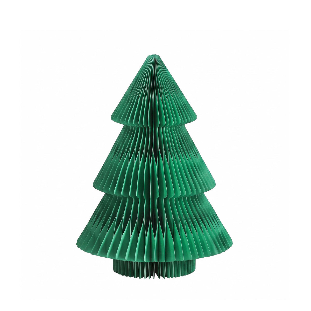Jingle Jollys Paper Christmas Tree 61CM w/ Star Topper Xmas Decor Tabletop Green DIY Ornament Set - Homecoze