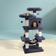 Medium Cats Tree Scratching Post Tower Cat Condo House - 145cm Tall - Homecoze
