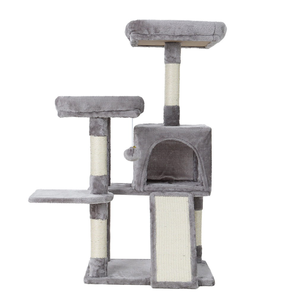 Small Cat House Scratching Tree Post Tower Cat Condo - 103cm Tall - Homecoze