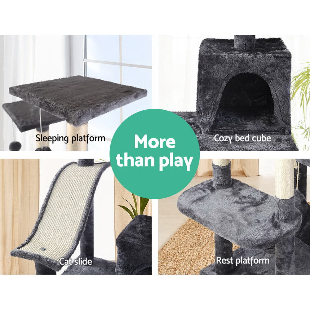 Large Cats Tree Scratching Post Tower Cat Condo House - 171cm Tall - Homecoze