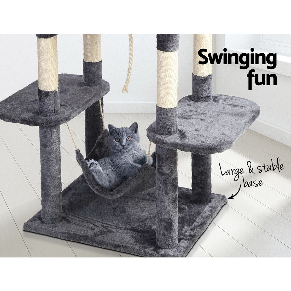 Large Cats Tree Scratching Post Tower Cat Condo House - 171cm Tall - Homecoze