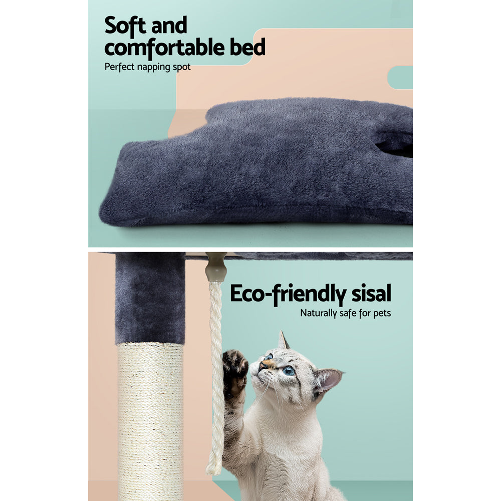 Small Cat Climber Scratching Post Tree - 102cm Tall - Homecoze