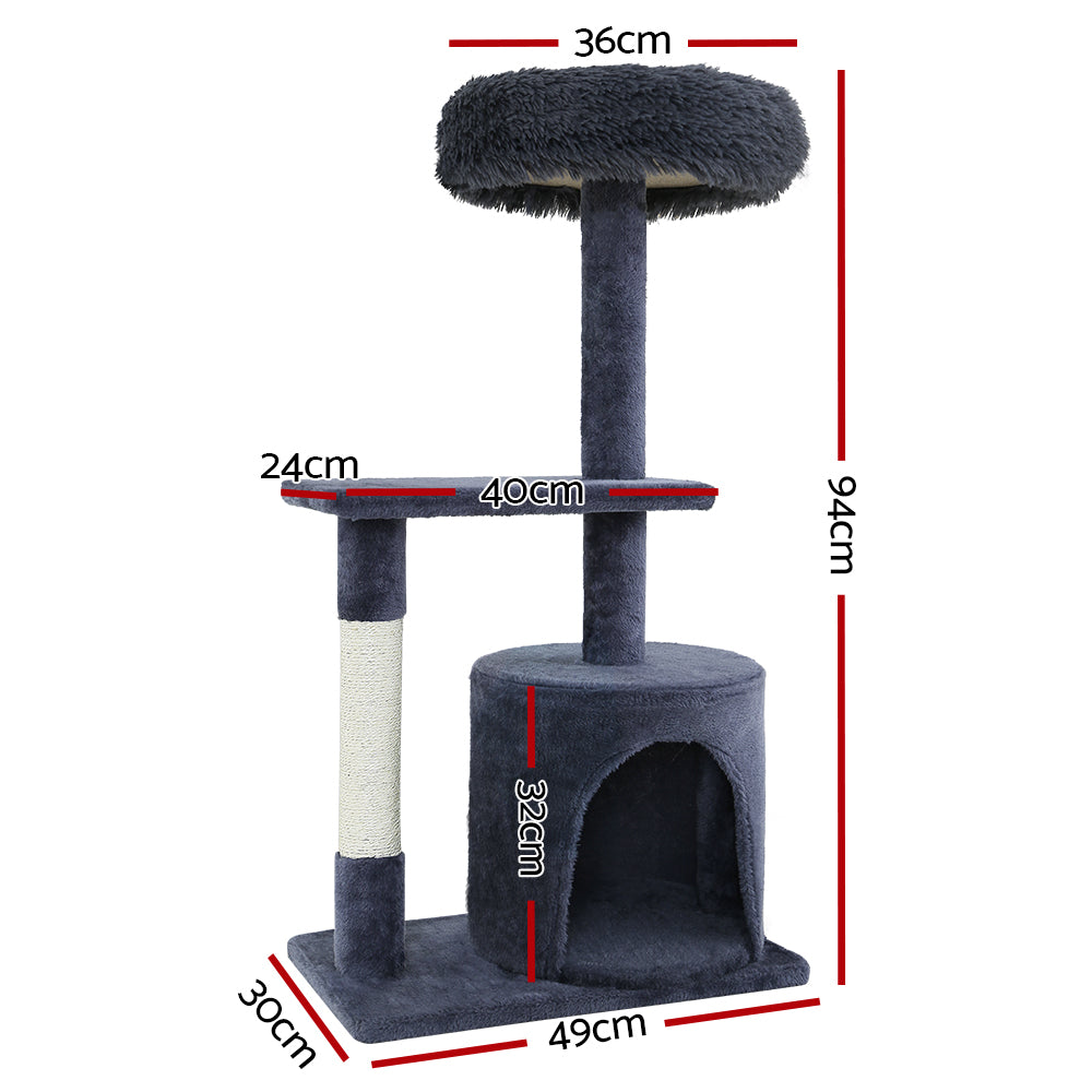 Small Cat Condo Tower House Tree - 94cm Tall - Homecoze