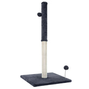 Small Scratcher Climbing Tree with Hanging Toys - 105cm Tall - Homecoze