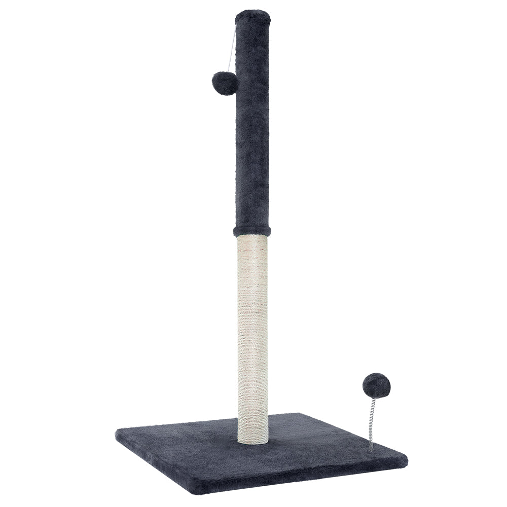 Small Scratcher Climbing Tree with Hanging Toys - 105cm Tall - Homecoze