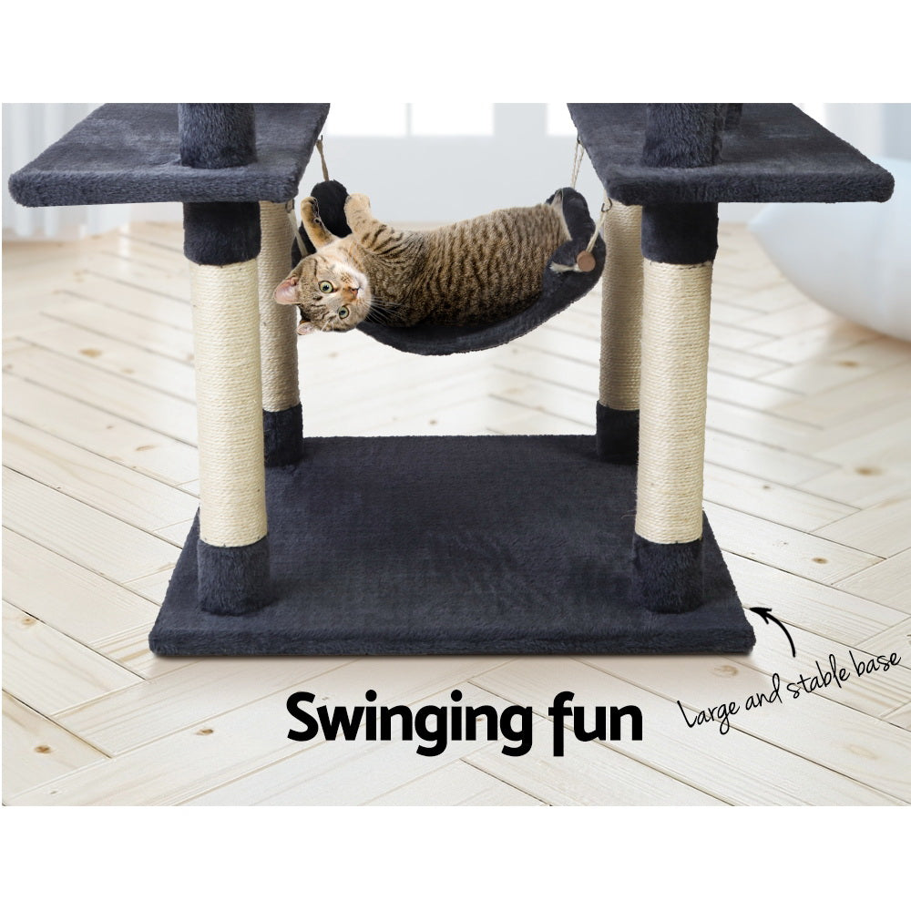 Large Cats Tree Scratching Post Tower Cat Condo House - 184cm Tall - Homecoze