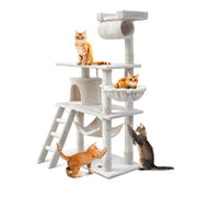 Medium Cats Tree Scratching Post Tower Cat Condo House - 141cm Tall - Homecoze
