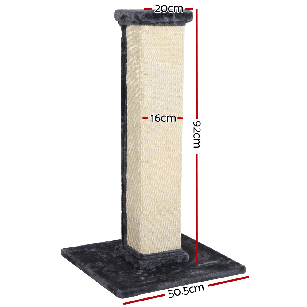 Small Cat Scratcher Tree Sisal Scratching Post - 92cm Tall - Homecoze
