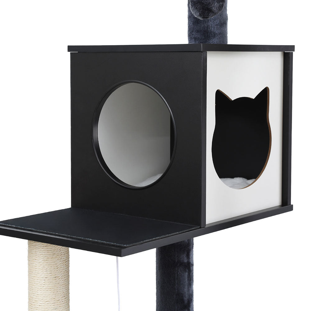 Cat Condo Scratching Tree Tower 144cm - Homecoze