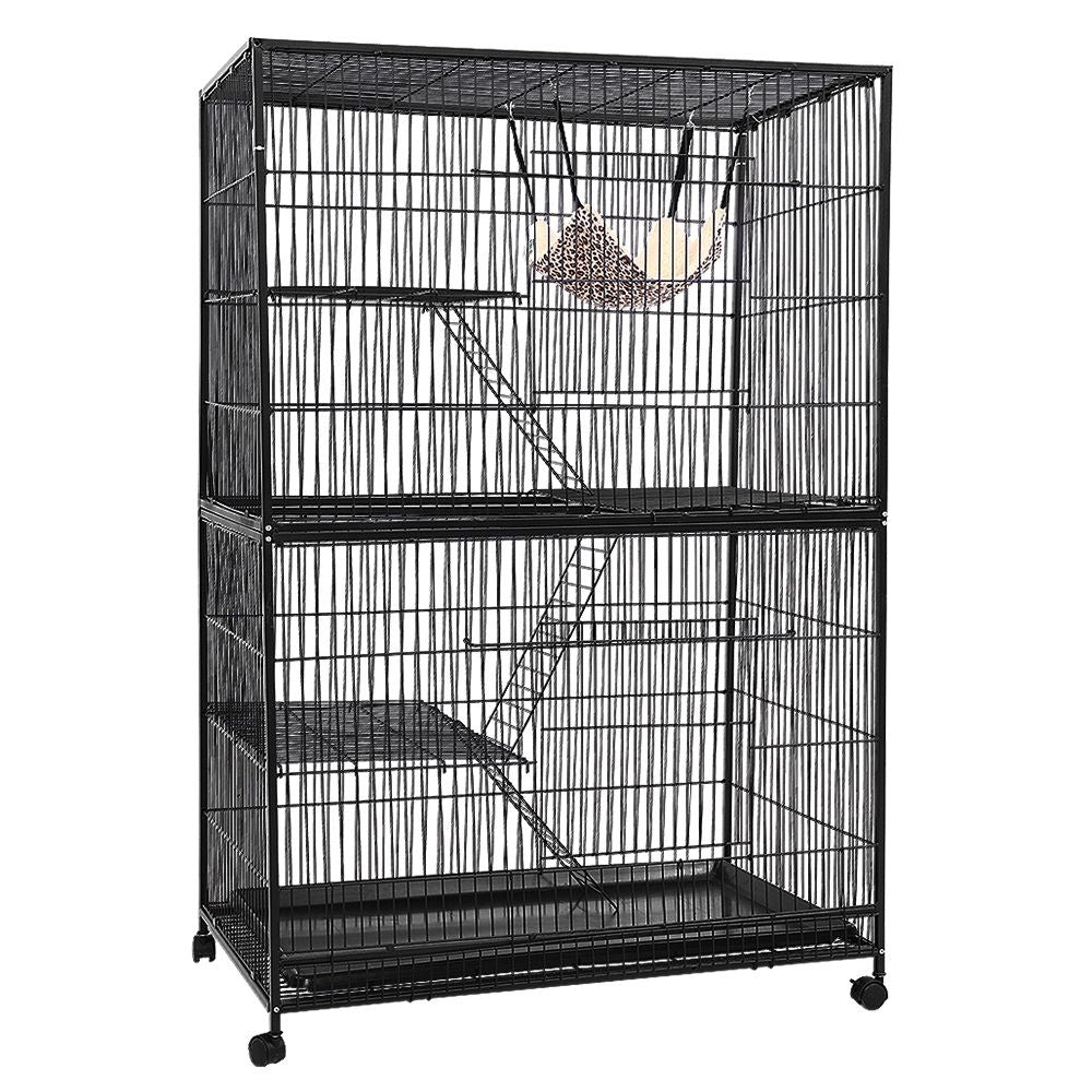 Pet Cage for Bird Ferret Rabbit Parrot Aviary Hamster 4 Level 142cm