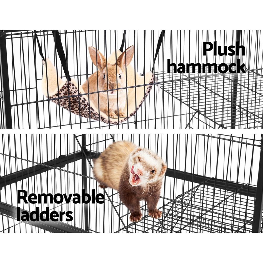 Pet Cage for Bird Ferret Rabbit Parrot Aviary Hamster 4 Level 142cm
