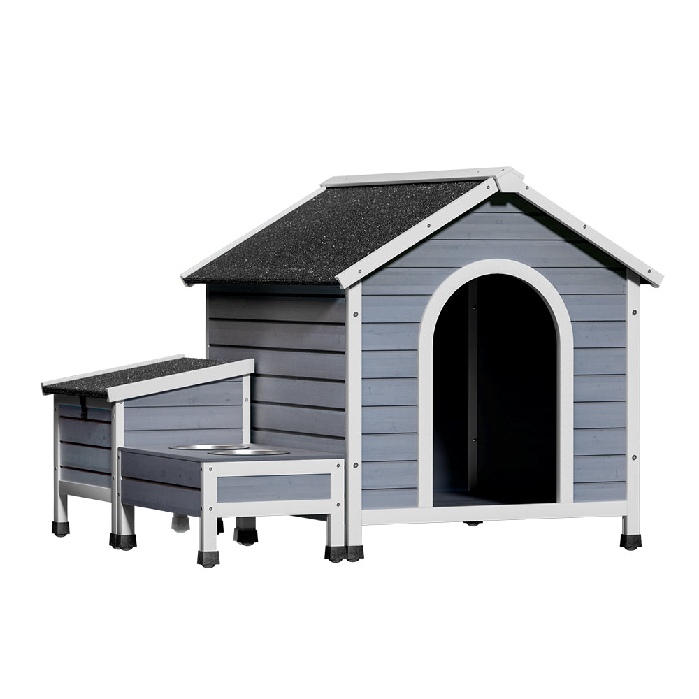 Dog Kennel Large Wooden Pet Cabin 99cm x 120cm x 92cm - Homecoze