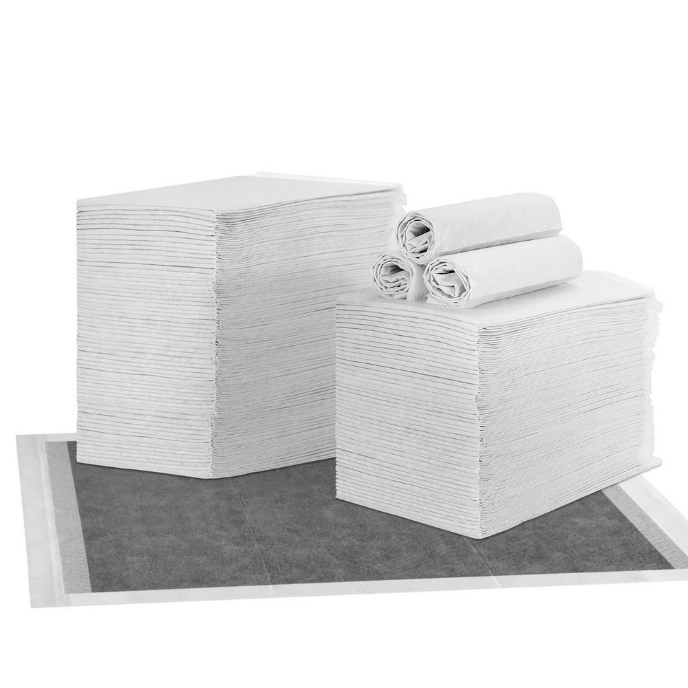 Pet Training Pads 200 Bulk Pack Puppy Dog Cat Toilet Indoor 60x60cm - Grey - Homecoze