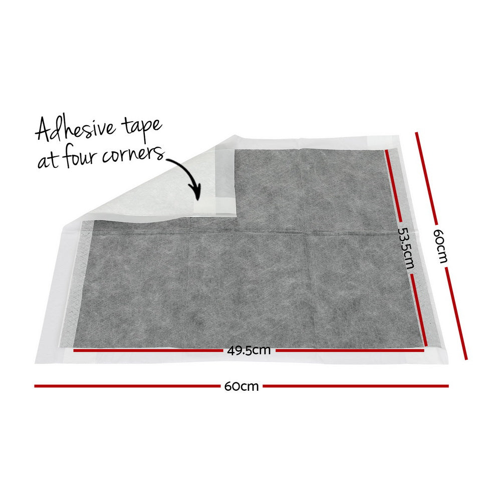 Pet Training Pads 400 Bulk Pack Puppy Dog Cat Toilet Indoor 60x60cm - Grey - Homecoze