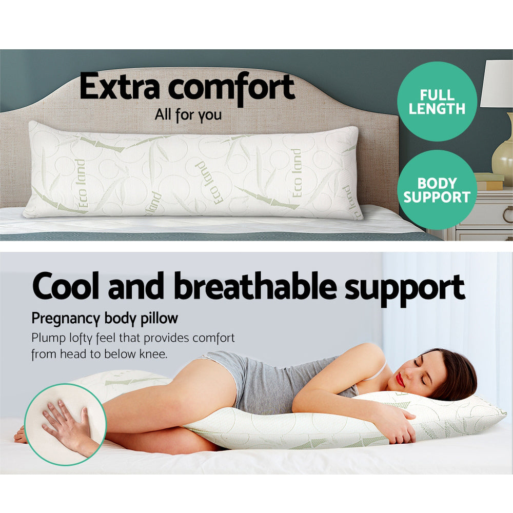 Body Support Pillow Bamboo Cover - Homecoze