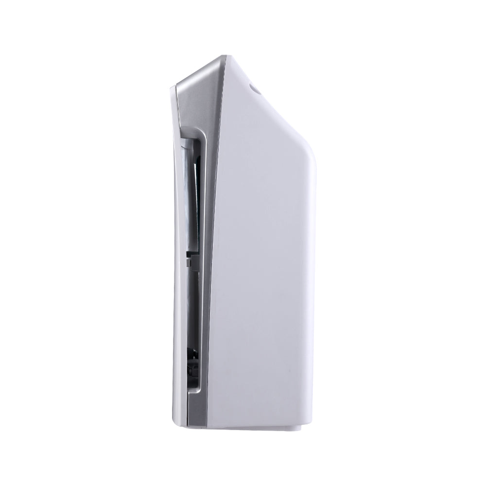 Air Purifier Up to 30㎡ Room with Spare Active Carbon HEPA Filtered Air Cleaner - White - Homecoze