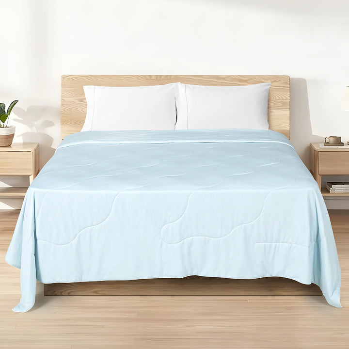 Summer Blanket (Double) Cooling Quilt - Blue