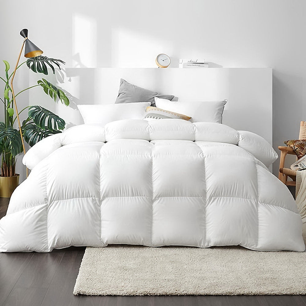 King 700GSM Duck Down Feather Quilt - Homecoze