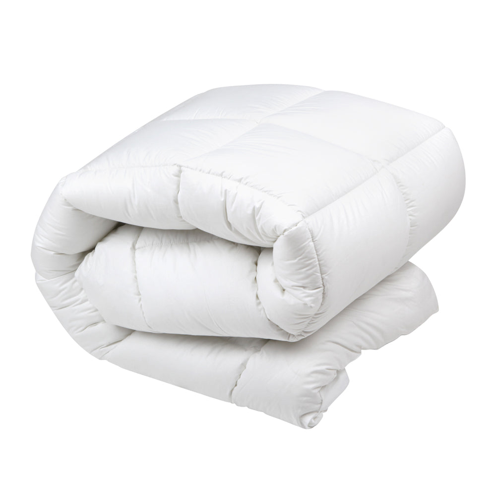 Super King 500GSM Duck Down Feather Quilt - Homecoze