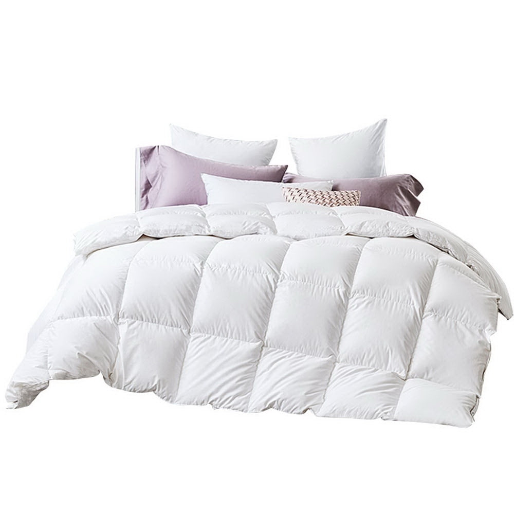Super King 500GSM Duck Down Feather Quilt - Homecoze