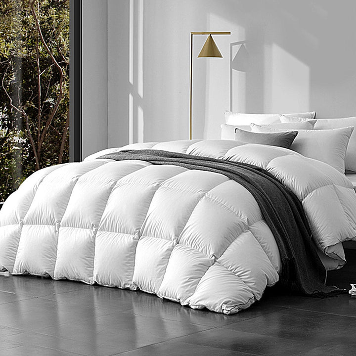 Queen 800GSM Goose Down Feather Quilt - Homecoze