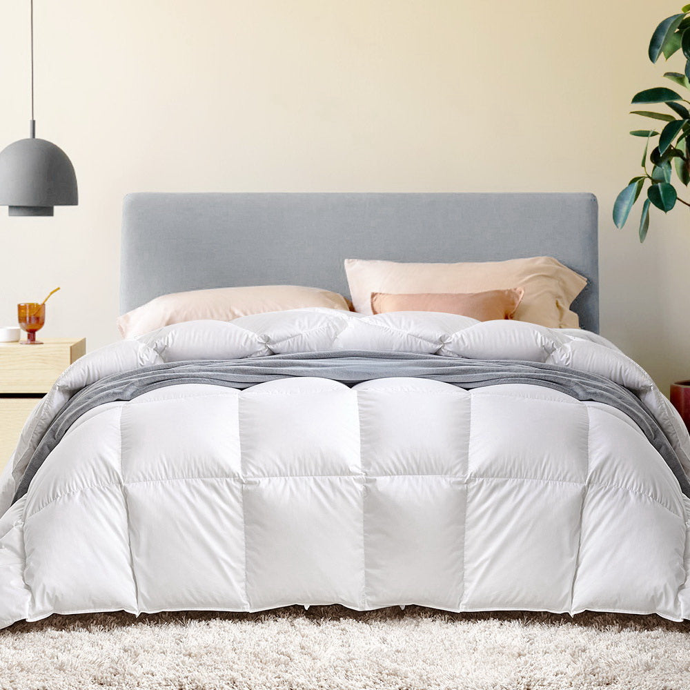 King 500GSM Goose Down Feather Quilt - Homecoze