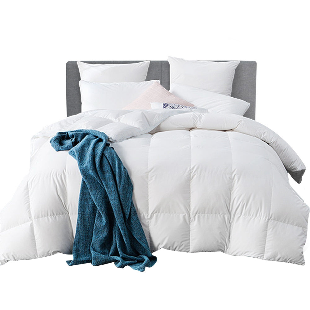 Super King 500GSM Goose Down Feather Quilt - Homecoze