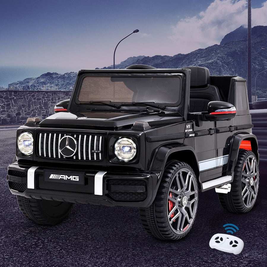Mercedes-Benz Kids Ride On Car Electric AMG G63 Licensed Remote Cars 12V Black - Homecoze
