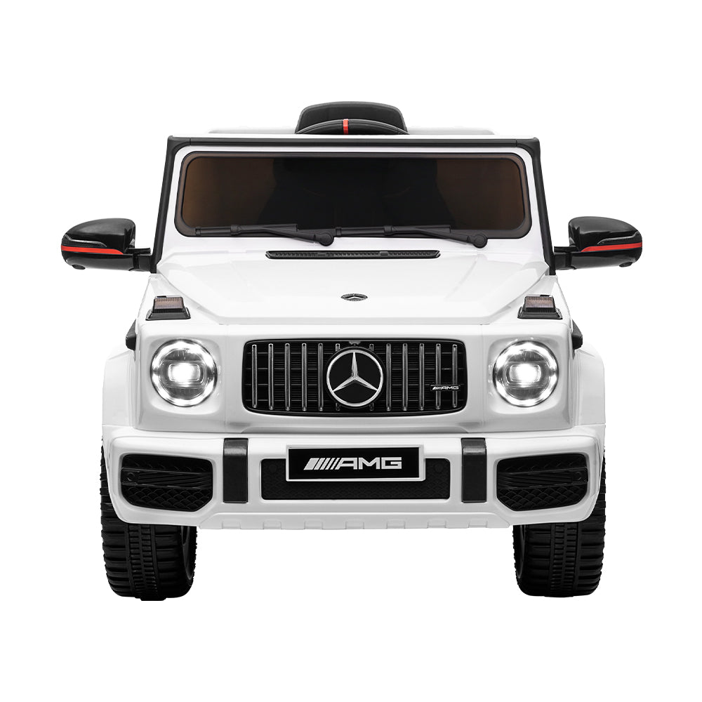 Mercedes-Benz Kids Ride On Car Electric AMG G63 Licensed Remote Cars 12V White - Homecoze
